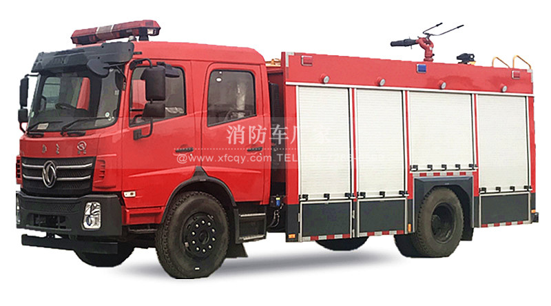 东风专用底盘5-6吨泡沫消防车图片
