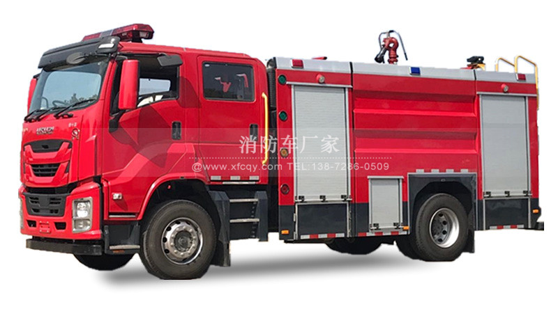 五十铃7吨水罐消防车