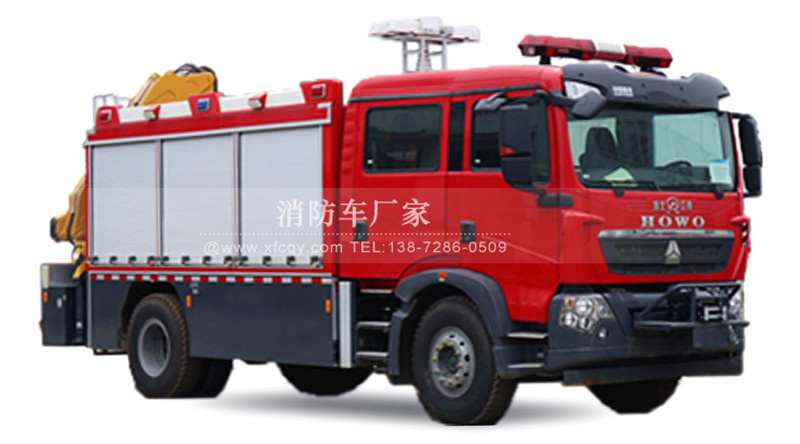 重汽T5G抢险救援消防车图片