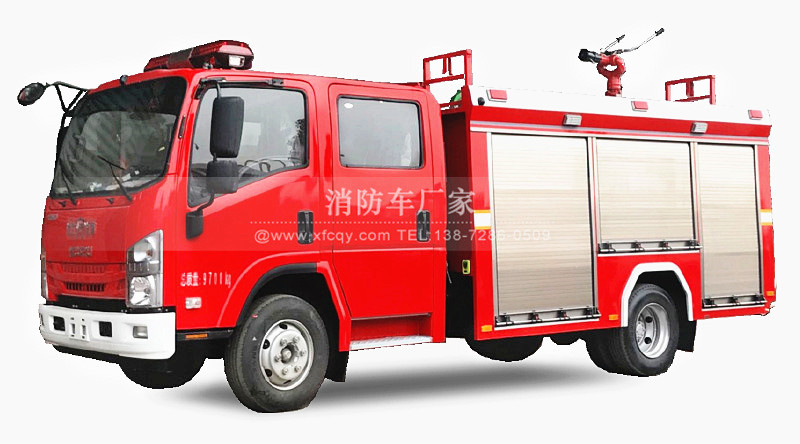 五十铃3.5吨森林消防车图片